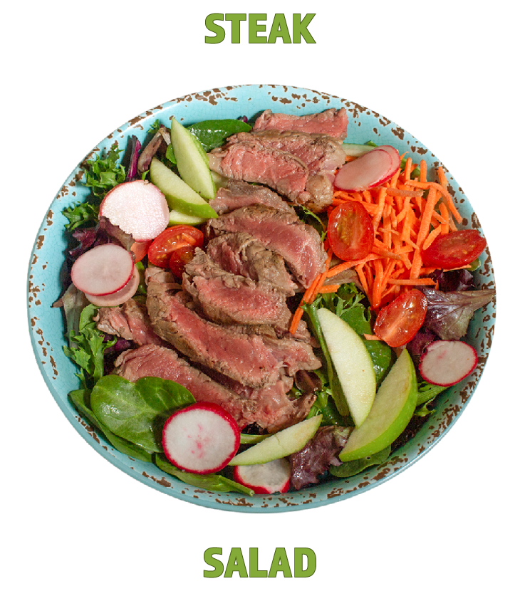 SALAD_steak
